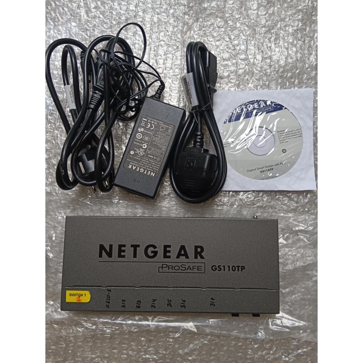 NETGEAR GS110TP V2 ProSafe Plus 8 puertos PoE Gigabit Smart Switch 2x SFP