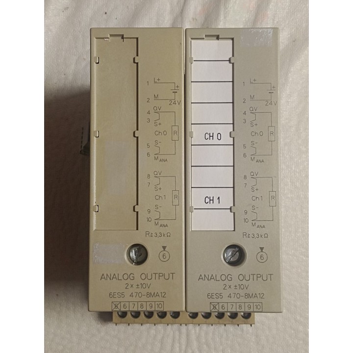 SIEMENS SIMATIC ANALOGICA OUTPUT S5 6ES5 470-8MA12