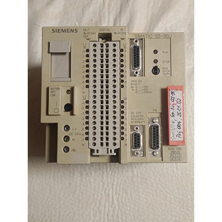 CPU SIEMENS SIMATIC S5-95U-01 6ES5 095-8MA05