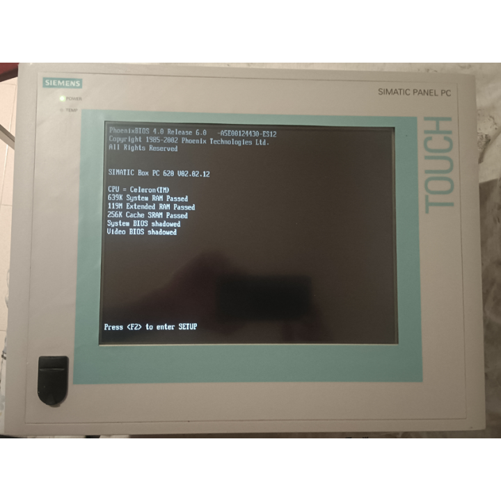 SIEMENS SIMATIC PC 670 STANDARD 12 TFT 6AV7722-1AC10-0AA0