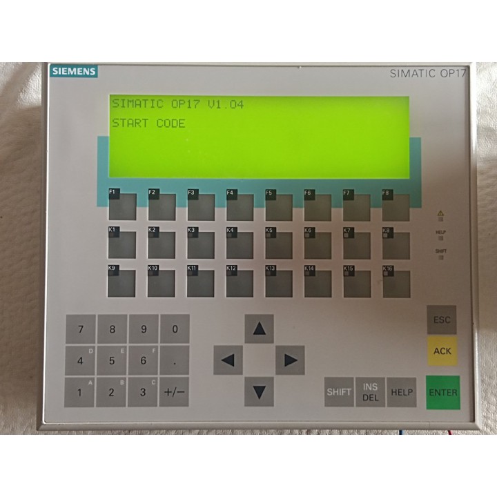 SIEMENS PANEL OP 17-DP 6AV3 617-1JC20-0AX1